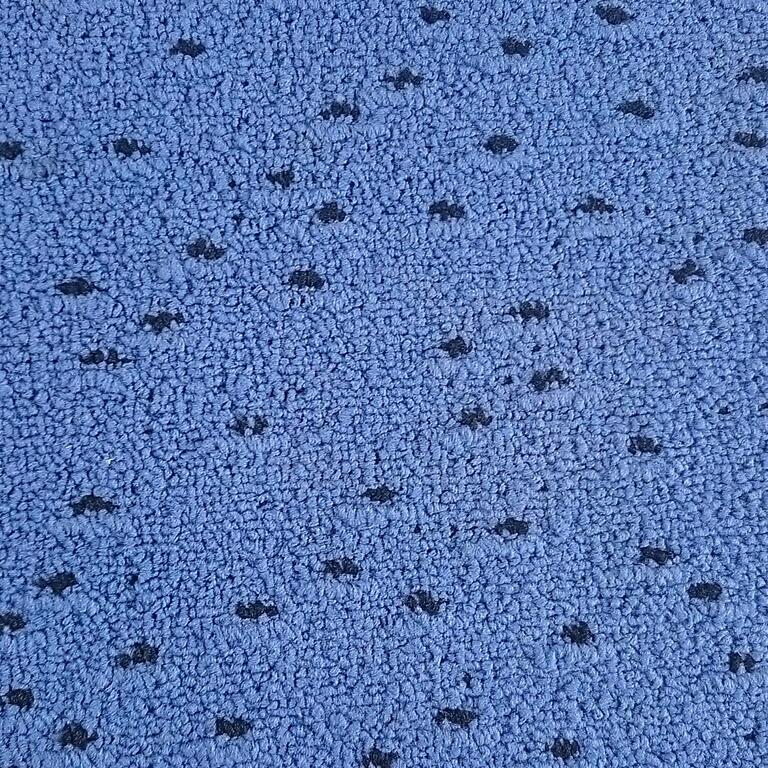 Interface Encrypt / Bouclée / 50 cm x 50 cm / Bleu