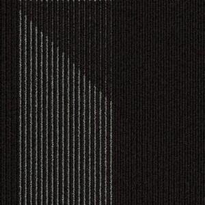Interface Oblique / Bouclée / 50 cm x 50 cm / Noir