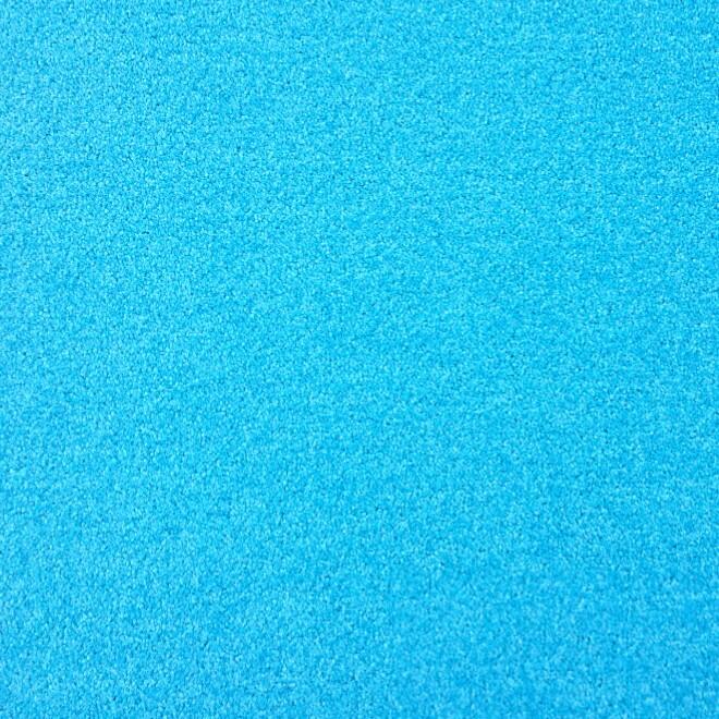 Interface Polichrome / Velour / 50 cm x 50 cm / Bleu