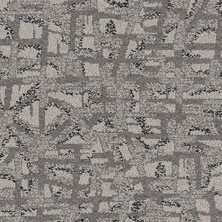 Interface Etched & Threaded / Bouclée / 50 cm x 50 cm / Gris