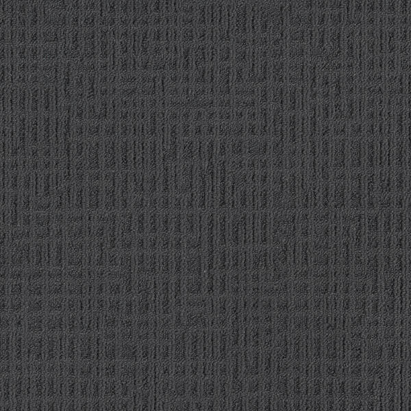 Interface Monochrome / Bouclée / 50 cm x 50 cm / Noir, Gris