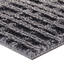 Interface Monochrome / Bouclée / 50 cm x 50 cm / Noir, Gris / 3