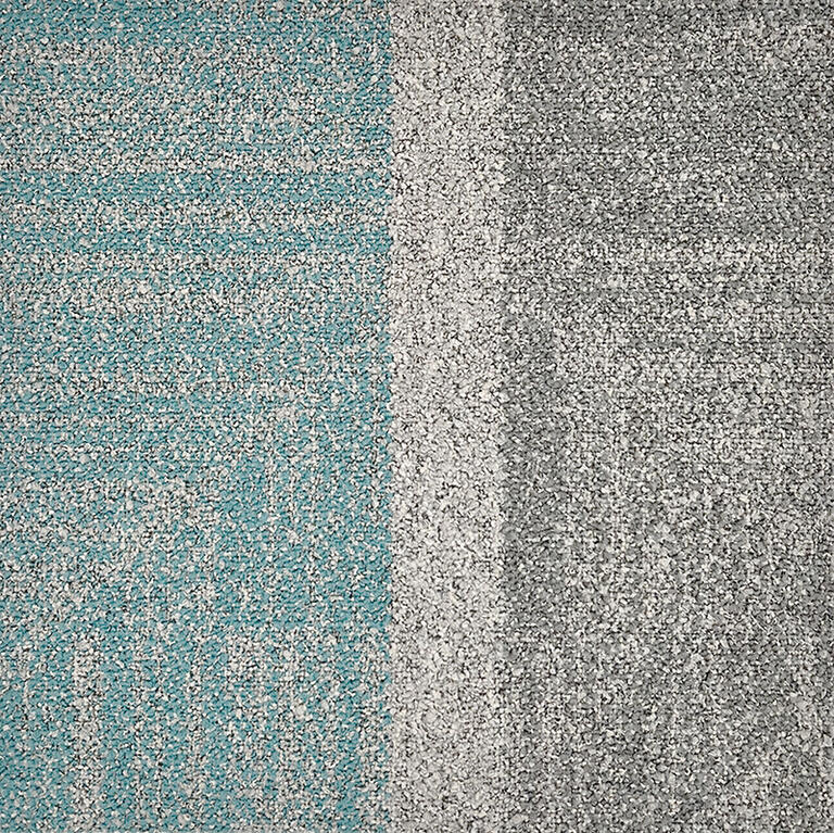 Interface Open Air 403 / Bouclée / 50 cm x 50 cm / Gris, Vert