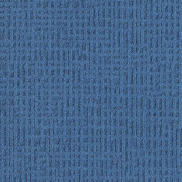 Interface Monochrome / Bouclée / 50 cm x 50 cm / Bleu