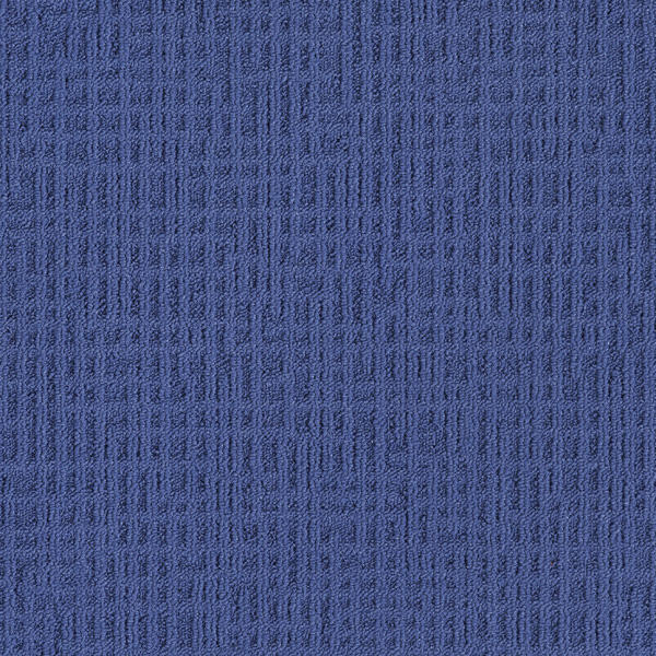 Interface Monochrome / Bouclée / 50 cm x 50 cm / Bleu