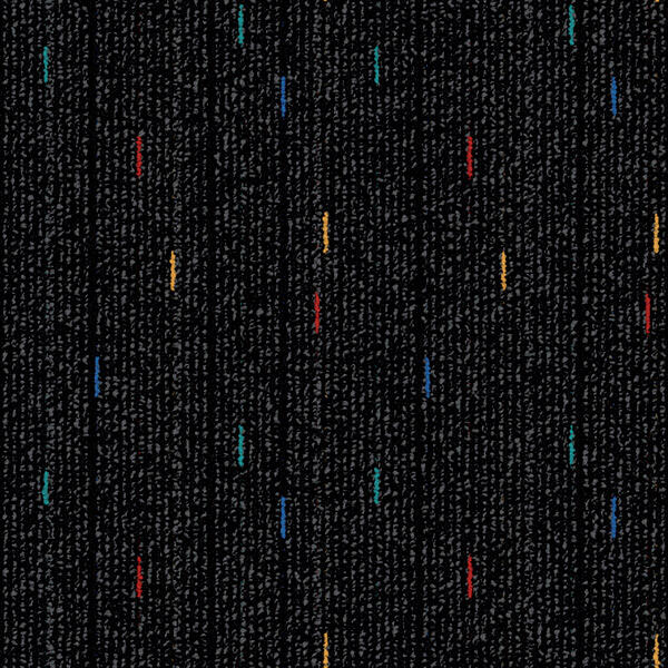 Interface Razzle Dazzle - Bright Spark / Bouclée / 50 cm x 50 cm / Noir