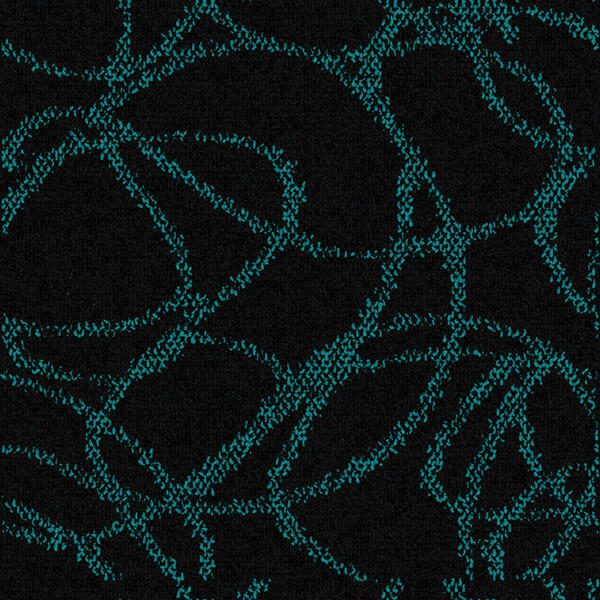 Interface Scribble / Bouclée / 50 cm x 50 cm / Noir