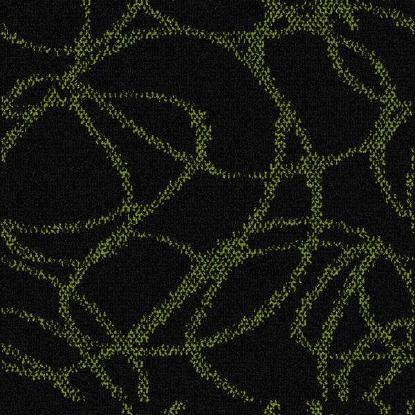 Interface Scribble / Bouclée / 50 cm x 50 cm / Noir