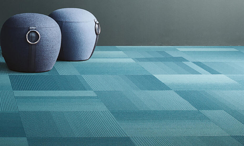 Dalles de moquette microtuft / 